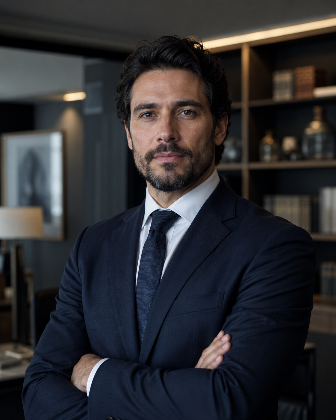 Foto fictícia de perfil